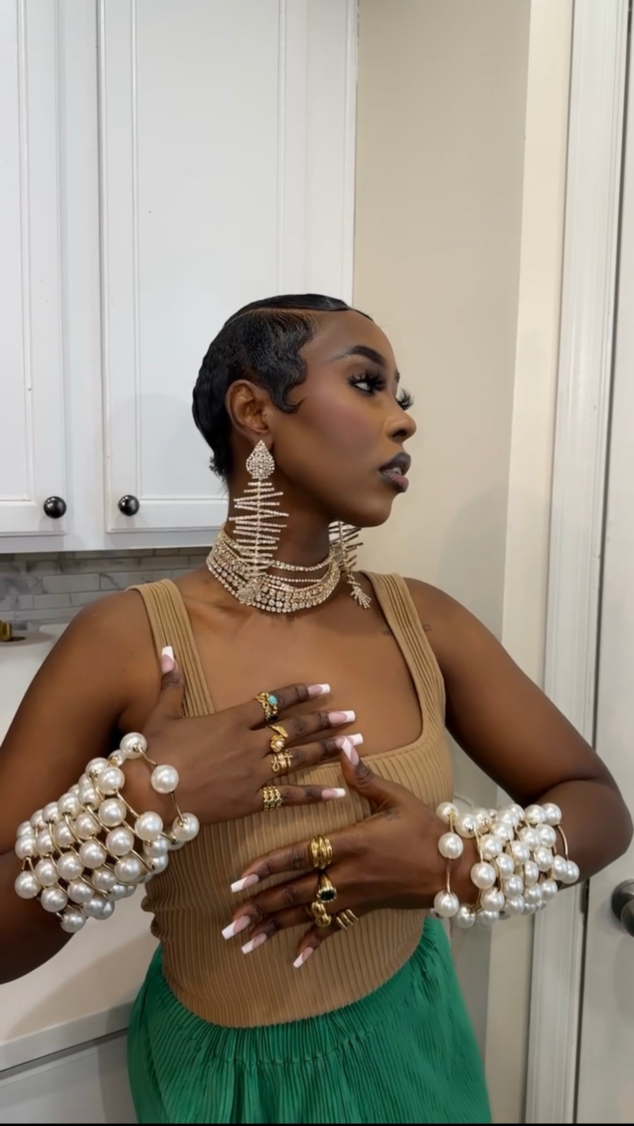 Pearl stackable bracelets