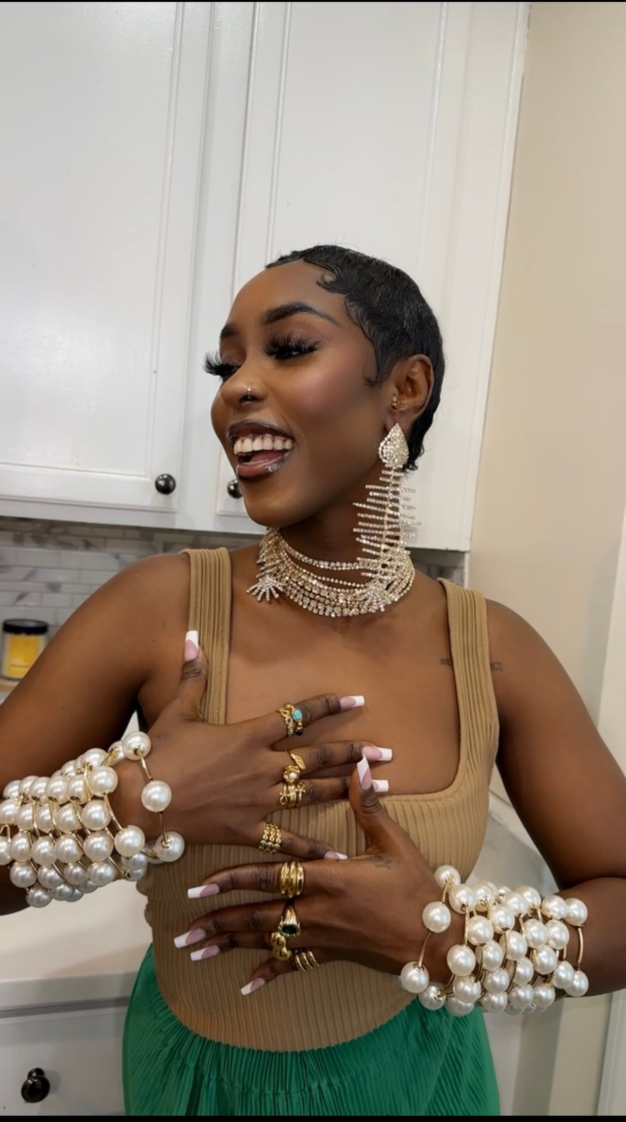 Pearl stackable bracelets