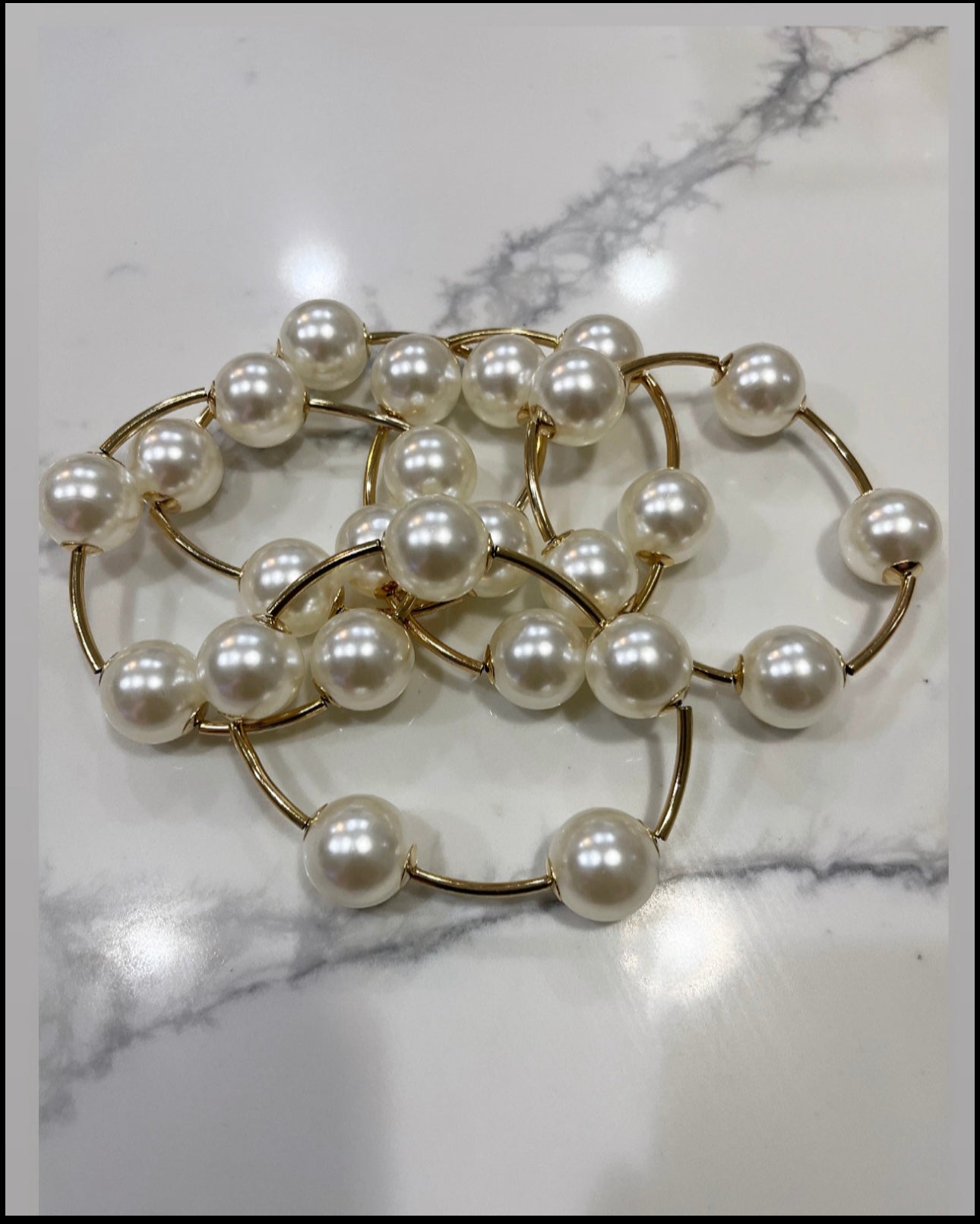 Pearl stackable bracelets