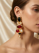 Vintage big chunky earrings