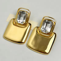 Big oversized earrings