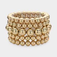 Metal ball bracelet