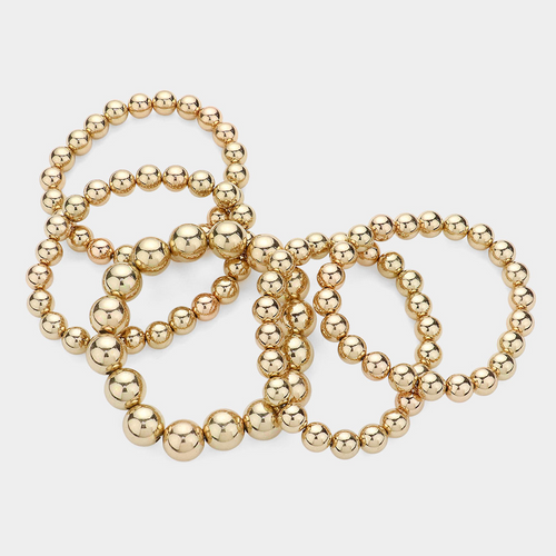 Metal ball bracelet