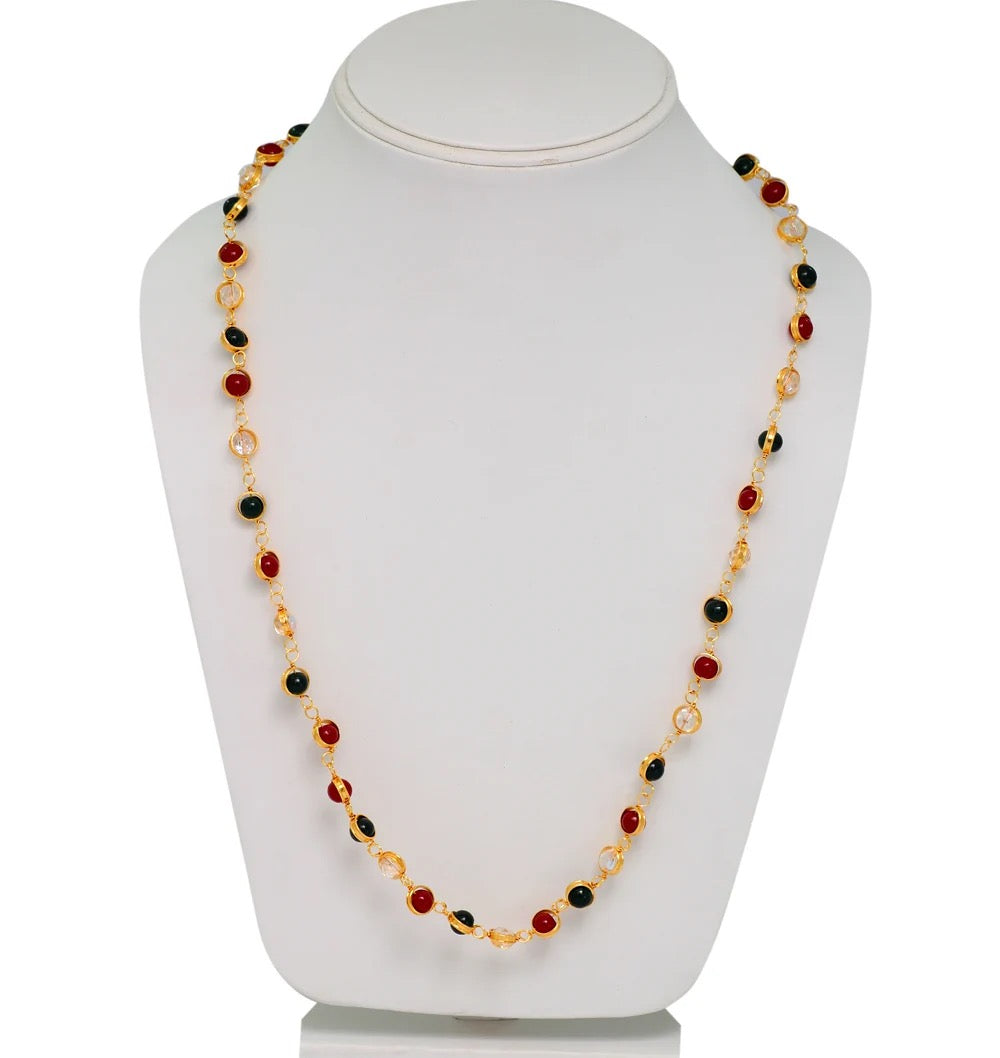 Multi color necklace