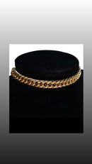 Gold choker chain