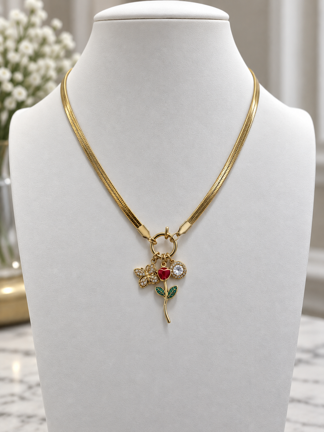 Enchanted Rose Necklace