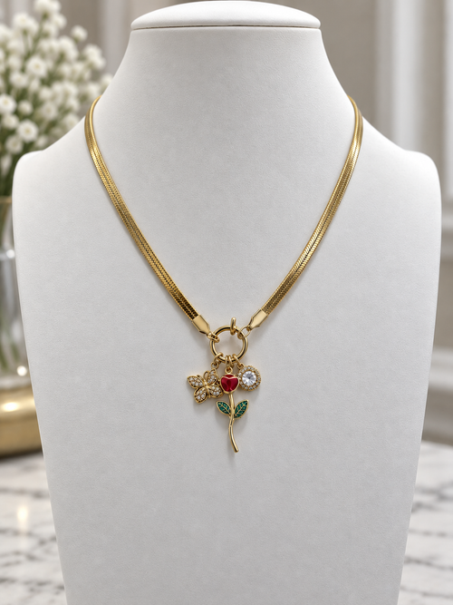 Enchanted Rose Necklace