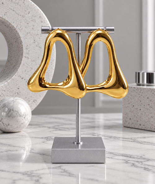 Golden Wave Earrings