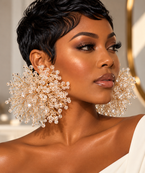 Crystal Bloom earrings