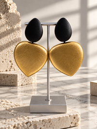 Golden Noir Earrings
