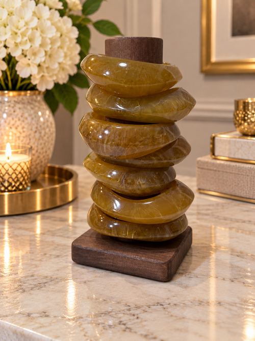 Amber Glow Luxe Bangles