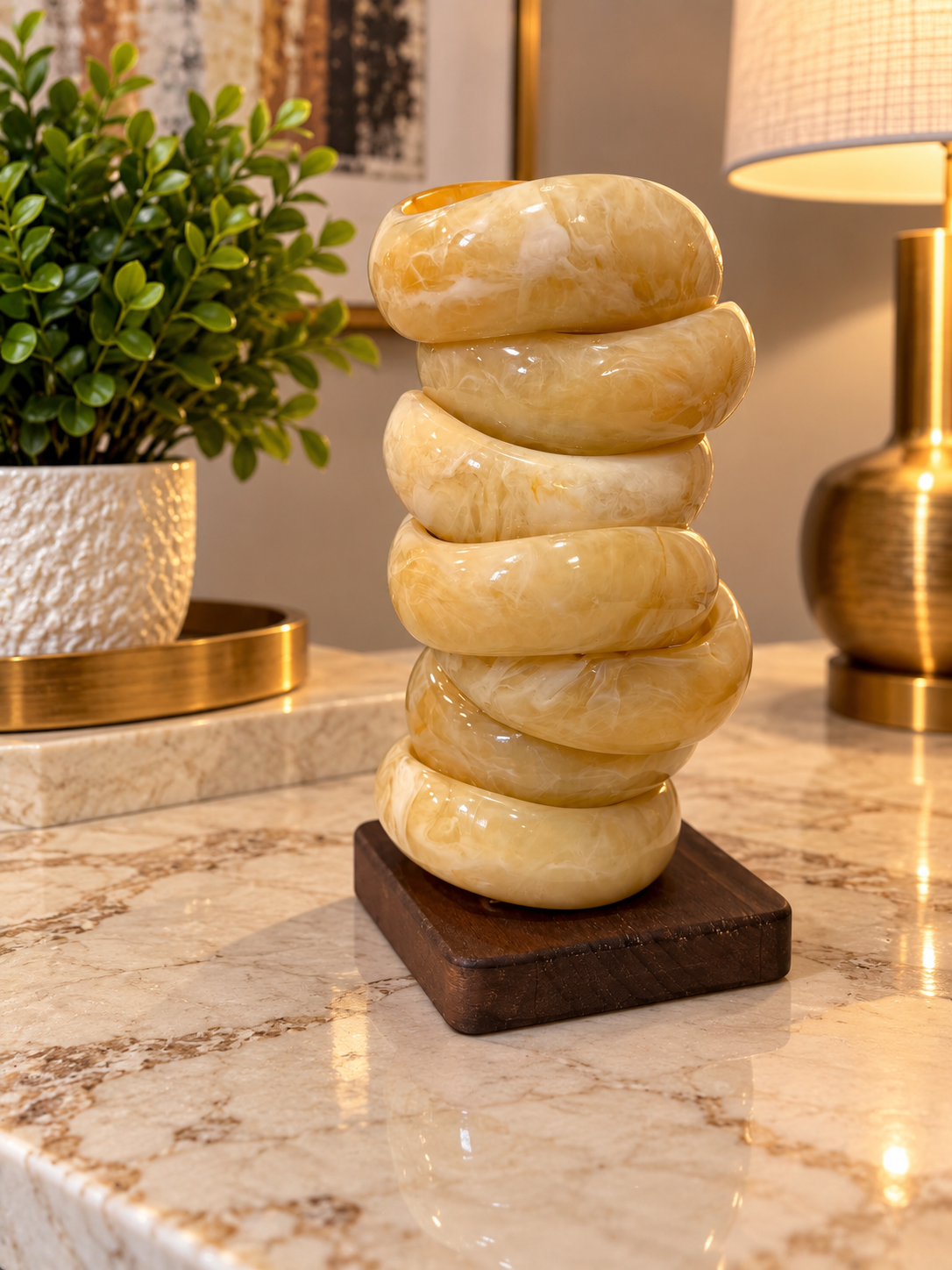 Caramel Swirl Bangles