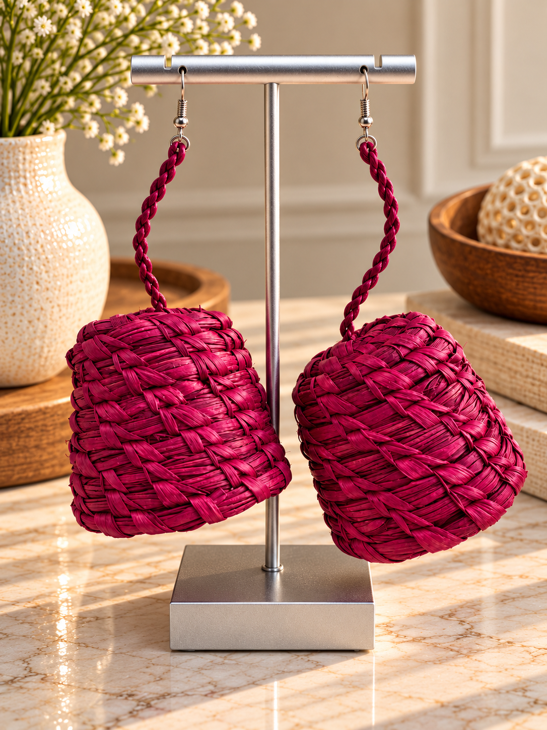 Berry Basket earrings