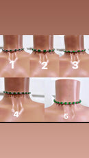 Silver Jade chokers