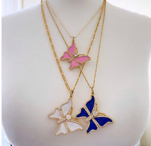 Butterfly necklaces