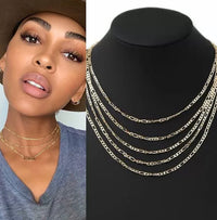 Layered Figaro chain