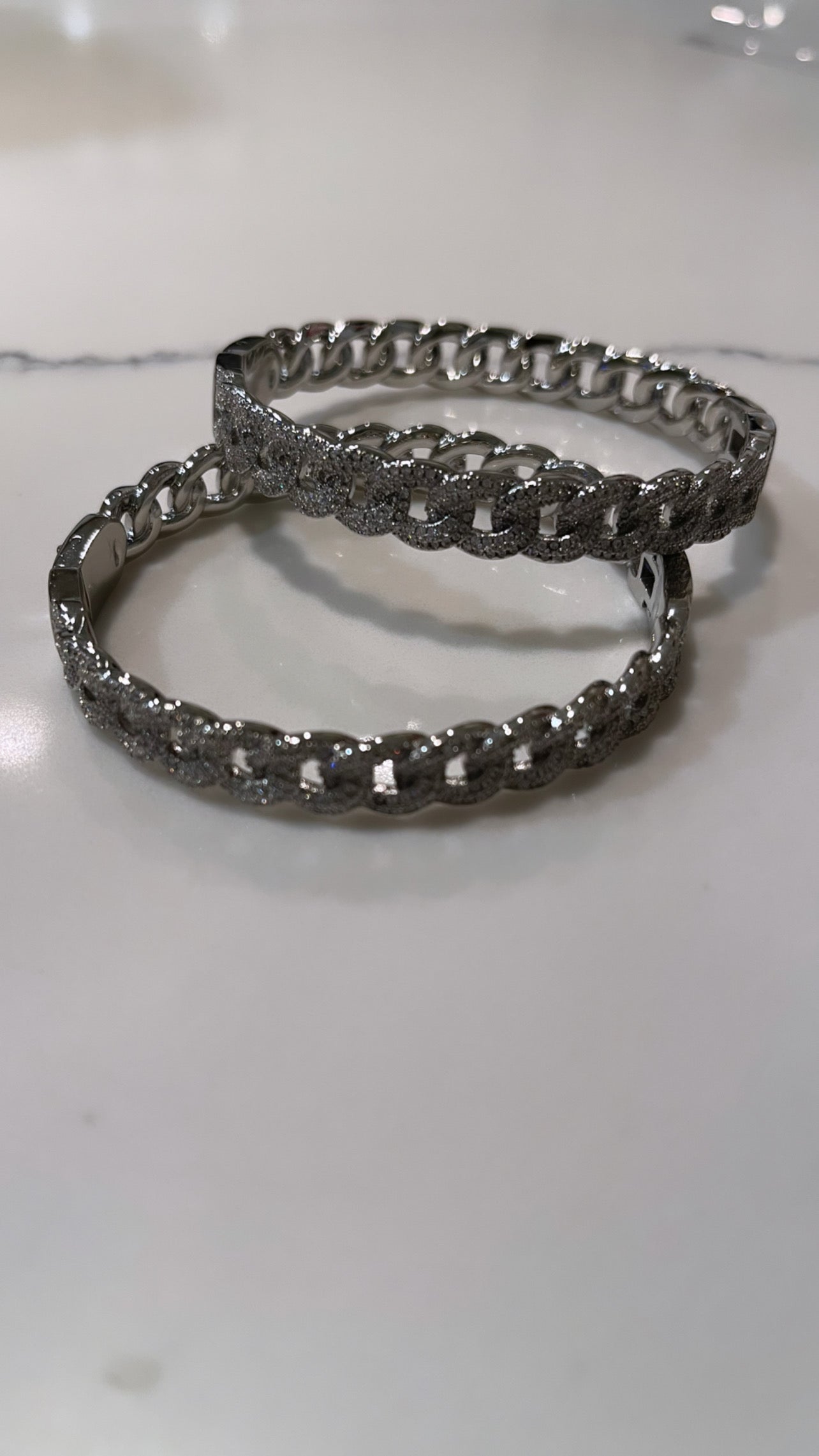 Stone chain bracelets
