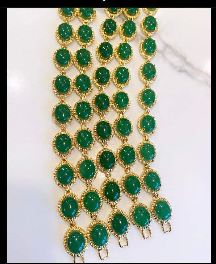 Round jade bracelets