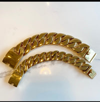 Big chunky link bracelets