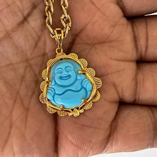 Baby blue Buddha