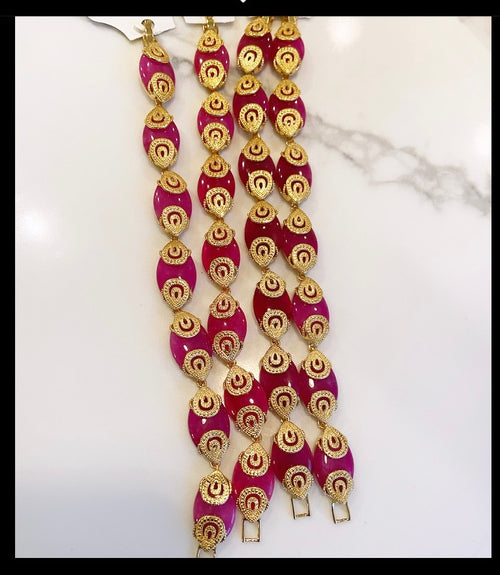 Dainty jade bracelets