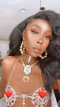 Rhinestones bralet