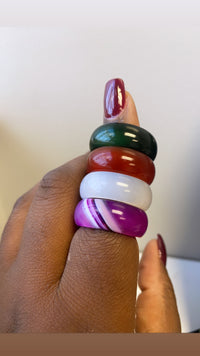 Jade thick purity rings