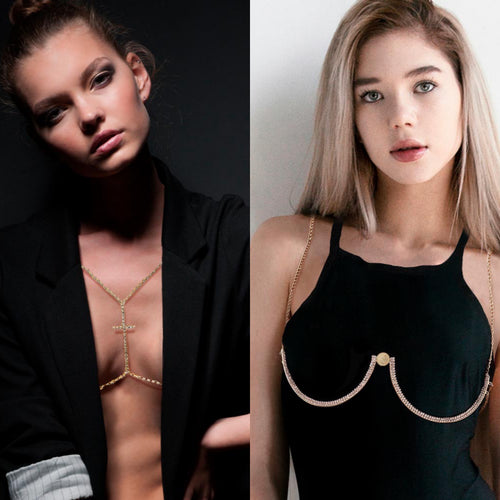 Bra body chain